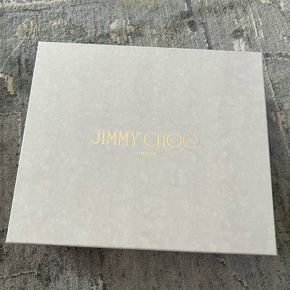 Jimmy Choo Women's Merril 65 Leather & Shearling Block-Heel Booties Size 39 1/2 - Picture 7 of 12